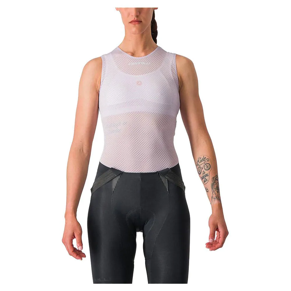 Castelli Pro Mesh Mouwloos Basislaag Paars