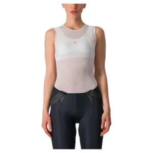 Castelli Pro Mesh Mouwloos Basislaag Wit