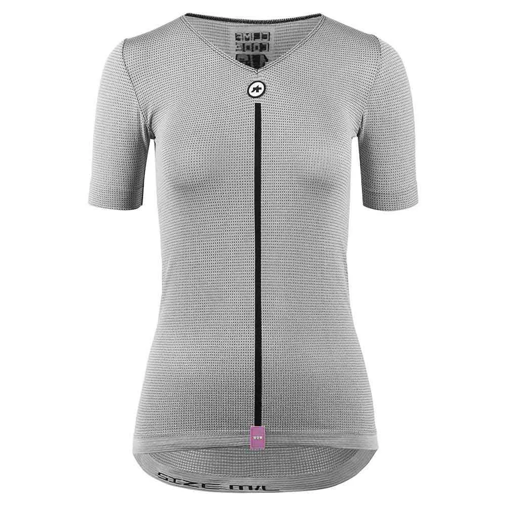 Assos P1 Korte Mouwen Basislaag Grijs