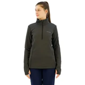 Columbia Park View™ Grid Fleece Met Halve Rits Zwart