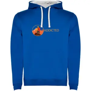 Kruskis Addicted Bicolor Hoodie Blauw