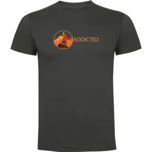 Kruskis Addicted T-shirt Met Korte Mouwen Grijs