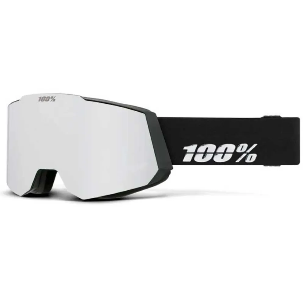 100percent Snowcraft Hiper Skibril Zilver