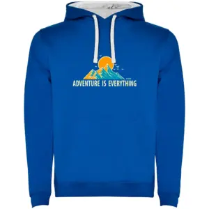 Kruskis Adventure Is Everything Bicolor Hoodie Blauw