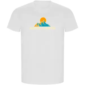 Kruskis Adventure Is Everything Eco T-shirt Met Korte Mouwen Wit