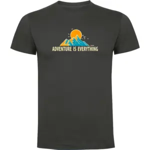 Kruskis Adventure Is Everything T-shirt Met Korte Mouwen Grijs