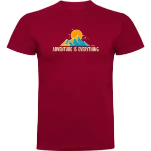 Kruskis Adventure Is Everything T-shirt Met Korte Mouwen Rood