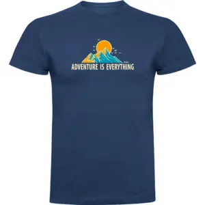 Kruskis Adventure Is Everything T-shirt Met Korte Mouwen Blauw