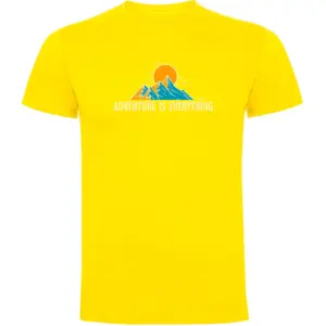 Kruskis Adventure Is Everything T-shirt Met Korte Mouwen Geel