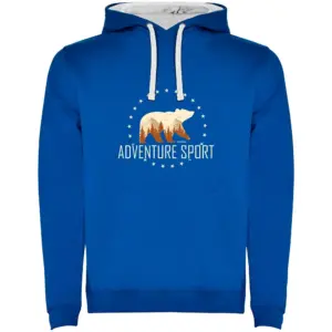 Kruskis Adventure Sport Bicolor Hoodie Blauw