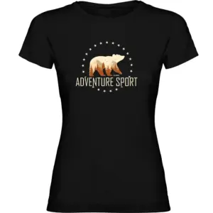 Kruskis Adventure Sport T-shirt Met Korte Mouwen Zwart
