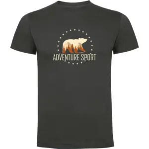 Kruskis Adventure Sport T-shirt Met Korte Mouwen Grijs