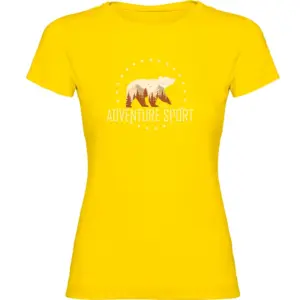 Kruskis Adventure Sport T-shirt Met Korte Mouwen Geel