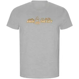 Kruskis Away From City Eco T-shirt Met Korte Mouwen Grijs
