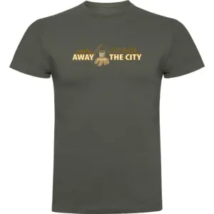 Kruskis Away From City T-shirt Met Korte Mouwen Groen