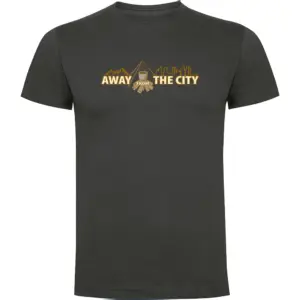 Kruskis Away From City T-shirt Met Korte Mouwen Grijs