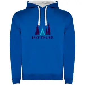Kruskis Back To Life Bicolor Hoodie Blauw
