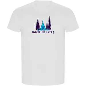 Kruskis Back To Life Eco T-shirt Met Korte Mouwen Wit