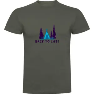Kruskis Back To Life T-shirt Met Korte Mouwen Groen