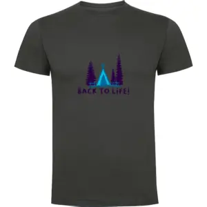 Kruskis Back To Life T-shirt Met Korte Mouwen Grijs