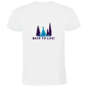 Kruskis Back To Life T-shirt Met Korte Mouwen Wit