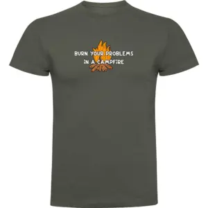 Kruskis Burn Your Problems T-shirt Met Korte Mouwen Groen
