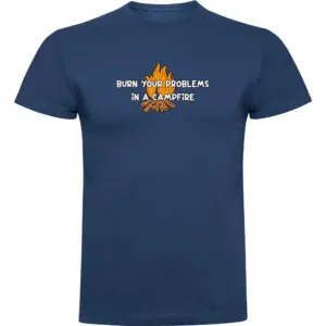 Kruskis Burn Your Problems T-shirt Met Korte Mouwen Blauw