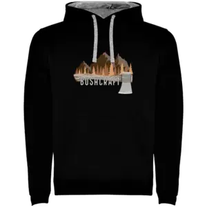 Kruskis Bushcraft Bicolor Hoodie Zwart