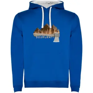 Kruskis Bushcraft Bicolor Hoodie Blauw