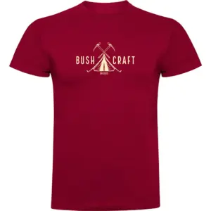 Kruskis Bushcraft Life T-shirt Met Korte Mouwen Rood