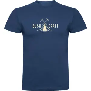 Kruskis Bushcraft Life T-shirt Met Korte Mouwen Blauw
