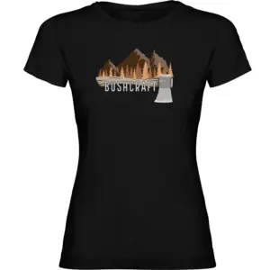 Kruskis Bushcraft T-shirt Met Korte Mouwen Zwart