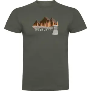 Kruskis Bushcraft T-shirt Met Korte Mouwen Groen