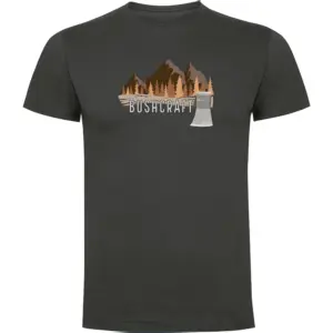 Kruskis Bushcraft T-shirt Met Korte Mouwen Grijs