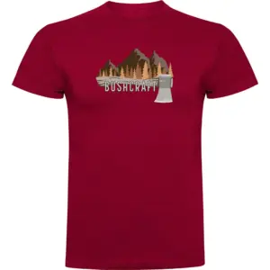 Kruskis Bushcraft T-shirt Met Korte Mouwen Rood