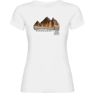 Kruskis Bushcraft T-shirt Met Korte Mouwen Wit