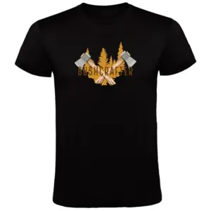 Kruskis Bushcrafter T-shirt Met Korte Mouwen Zwart
