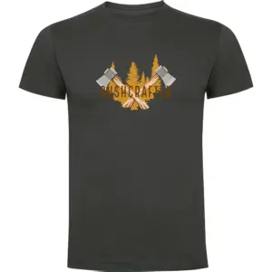 Kruskis Bushcrafter T-shirt Met Korte Mouwen Grijs