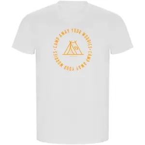 Kruskis Camp Away Eco T-shirt Met Korte Mouwen Wit