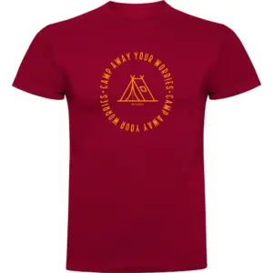 Kruskis Camp Away T-shirt Met Korte Mouwen Rood