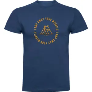 Kruskis Camp Away T-shirt Met Korte Mouwen Blauw