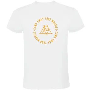 Kruskis Camp Away T-shirt Met Korte Mouwen Wit