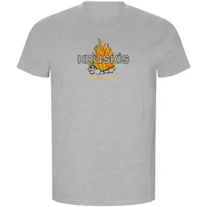 Kruskis Camp Friend Eco T-shirt Met Korte Mouwen Grijs