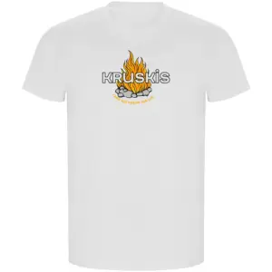 Kruskis Camp Friend Eco T-shirt Met Korte Mouwen Wit