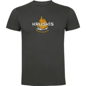 Kruskis Camp Friend T-shirt Met Korte Mouwen Grijs