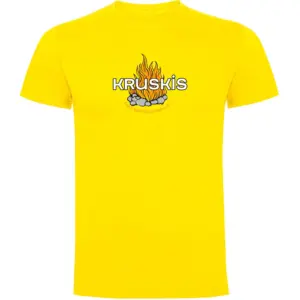 Kruskis Camp Friend T-shirt Met Korte Mouwen Geel