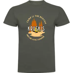 Kruskis Camp Is The Reason T-shirt Met Korte Mouwen Groen