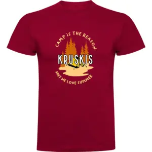 Kruskis Camp Is The Reason T-shirt Met Korte Mouwen Rood