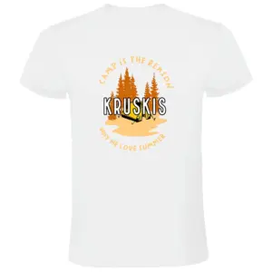 Kruskis Camp Is The Reason T-shirt Met Korte Mouwen Wit