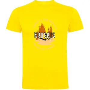 Kruskis Camp Is The Reason T-shirt Met Korte Mouwen Geel